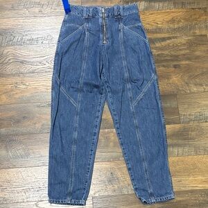 Etica Indigo Cropped Jeans